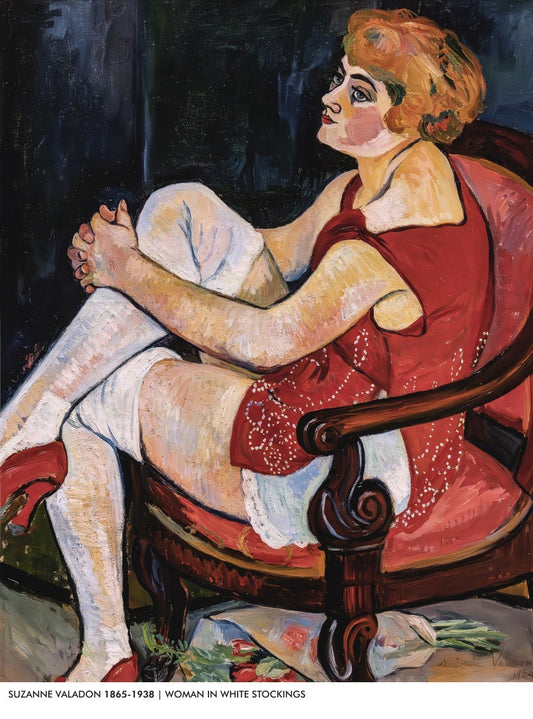 Woman in White Stockings