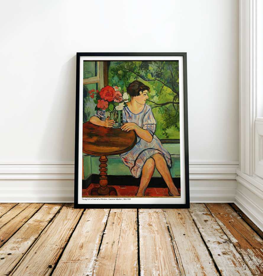 Girl in front of a Window