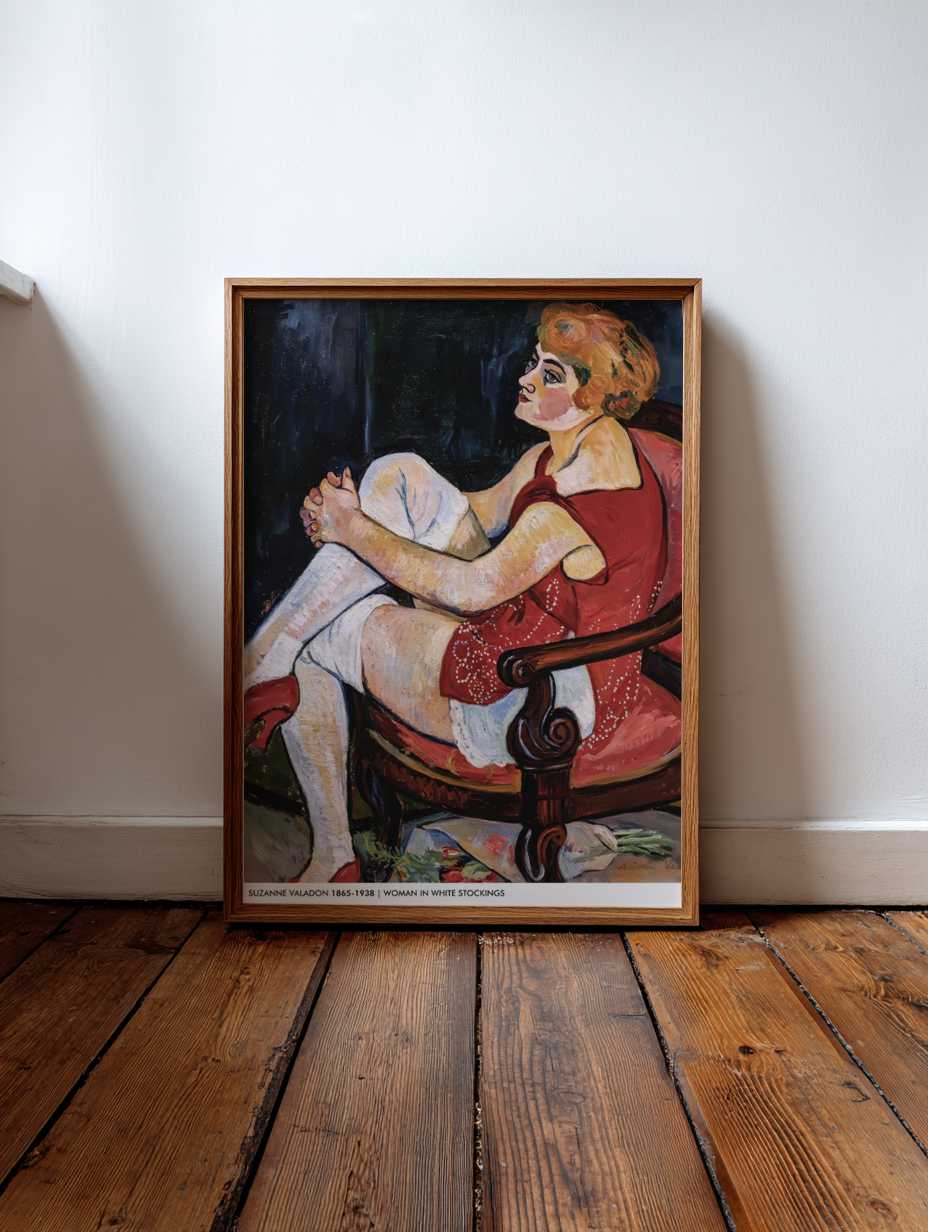 Woman in White Stockings